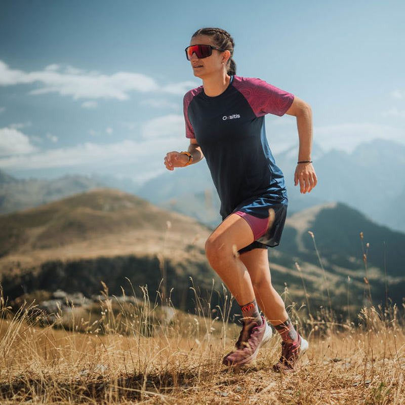 sidas-t-free-trail-calze-trail-running-arancione-grigio image 2