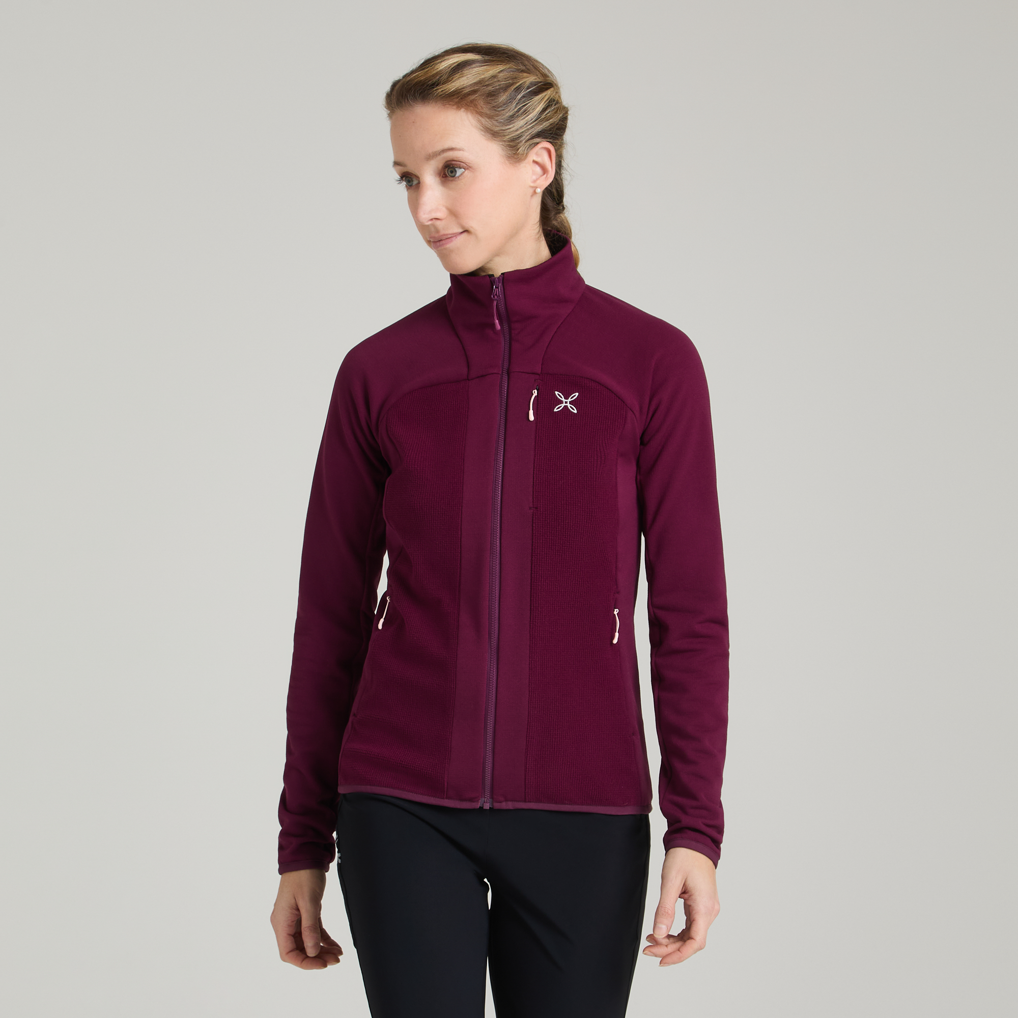 montura-stretch-2-maglia-woman-pile-zip-trekking-donna image 3