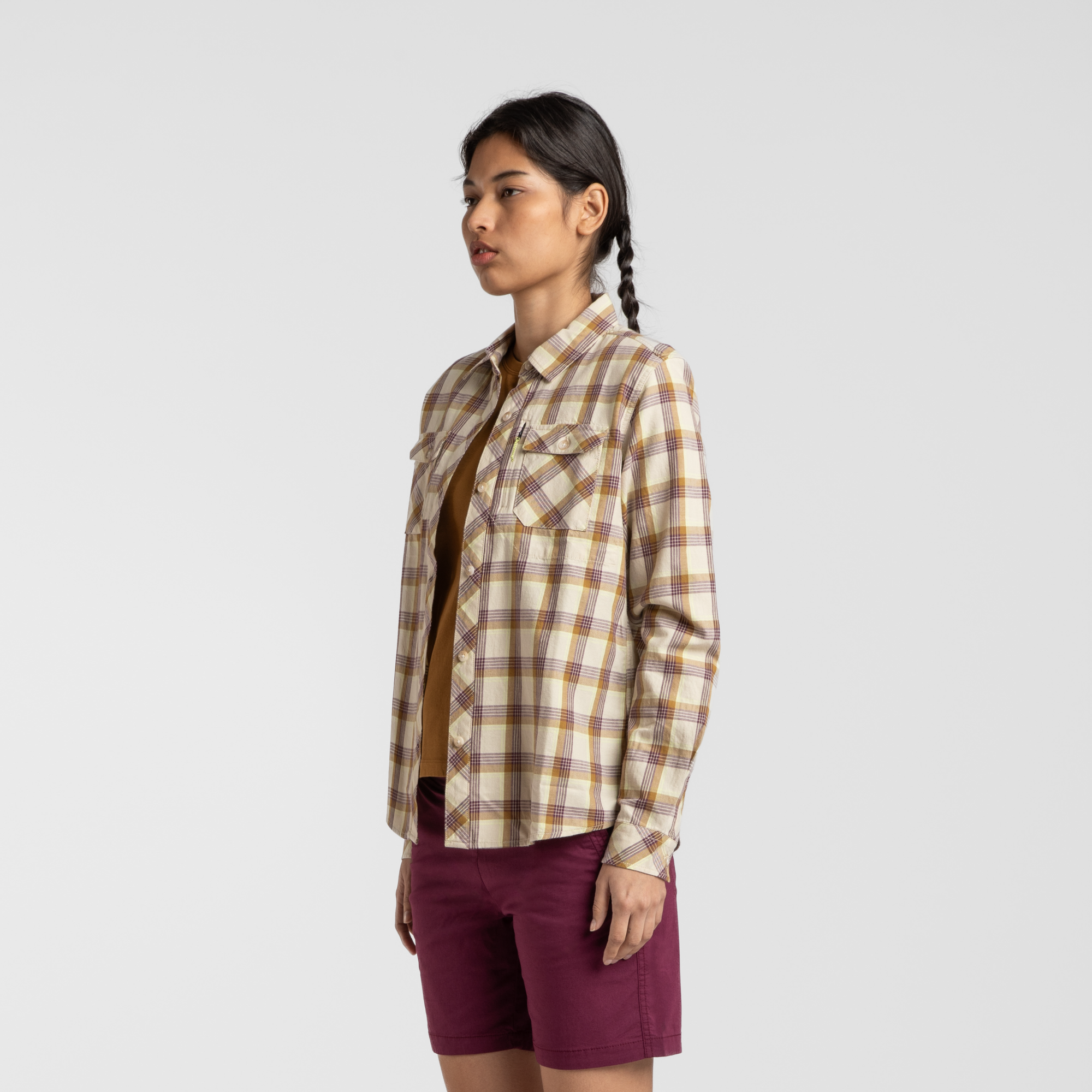 montura-cotton-check-shirt-woman-camicia-donna-cotone-trekking image 7