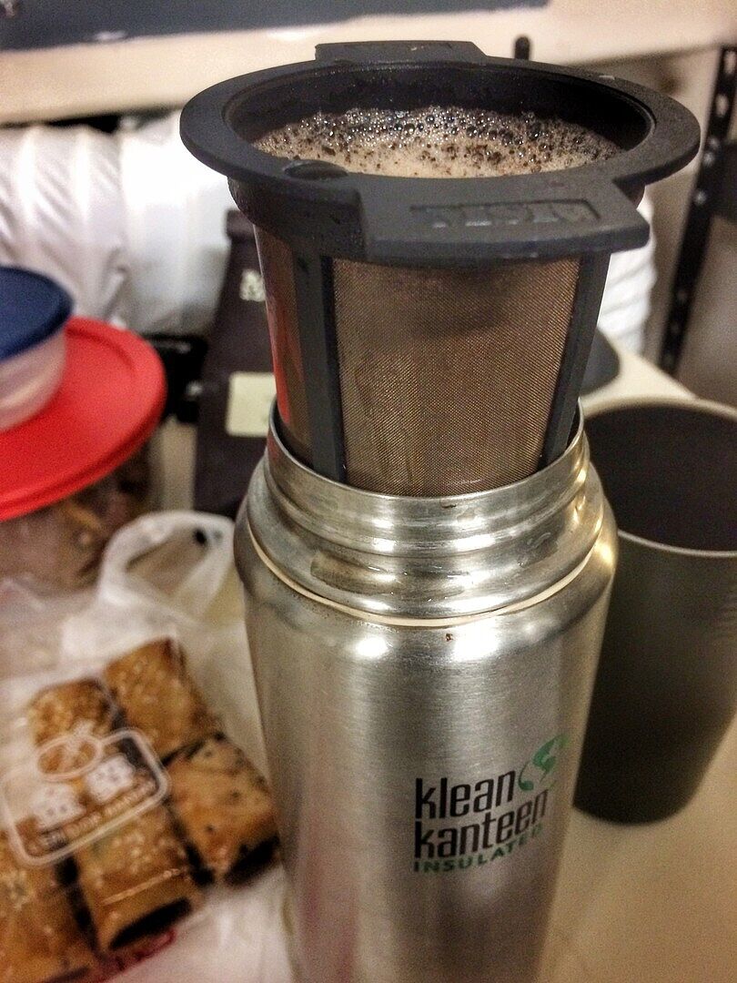 Caffè vero anche in tenda