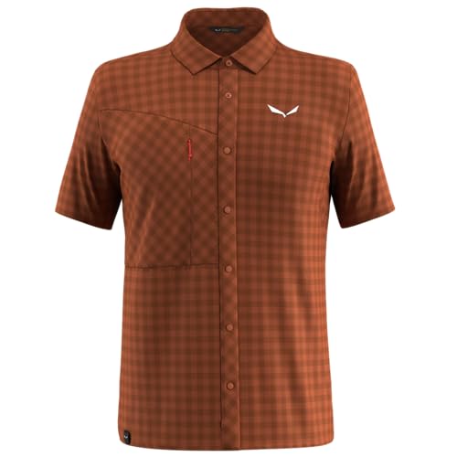 salewa-puez-dry-m-s-s-shirt-maglietta-tecnica-marrone-uomo-sport-e-tempo-libero image 6