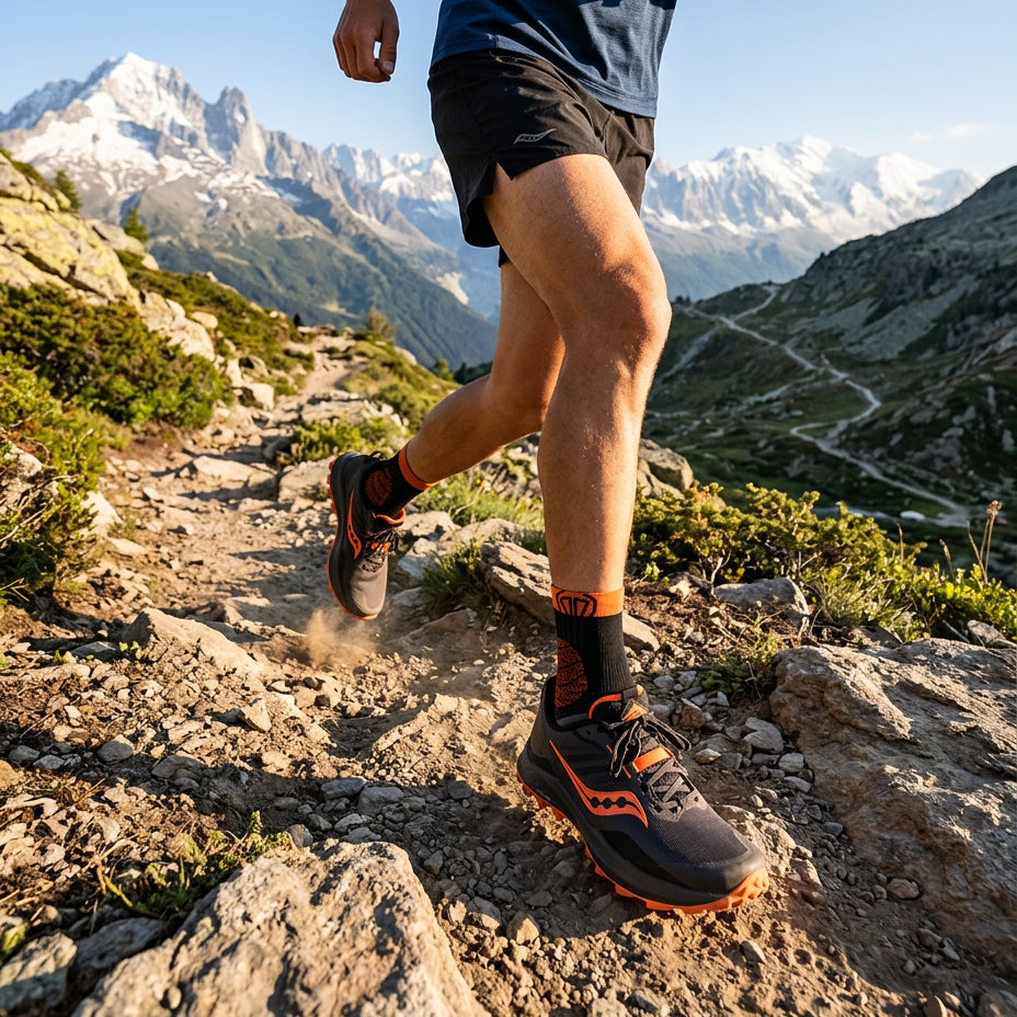 sidas-trail-protect-black-orange-calze-trail-running image 2
