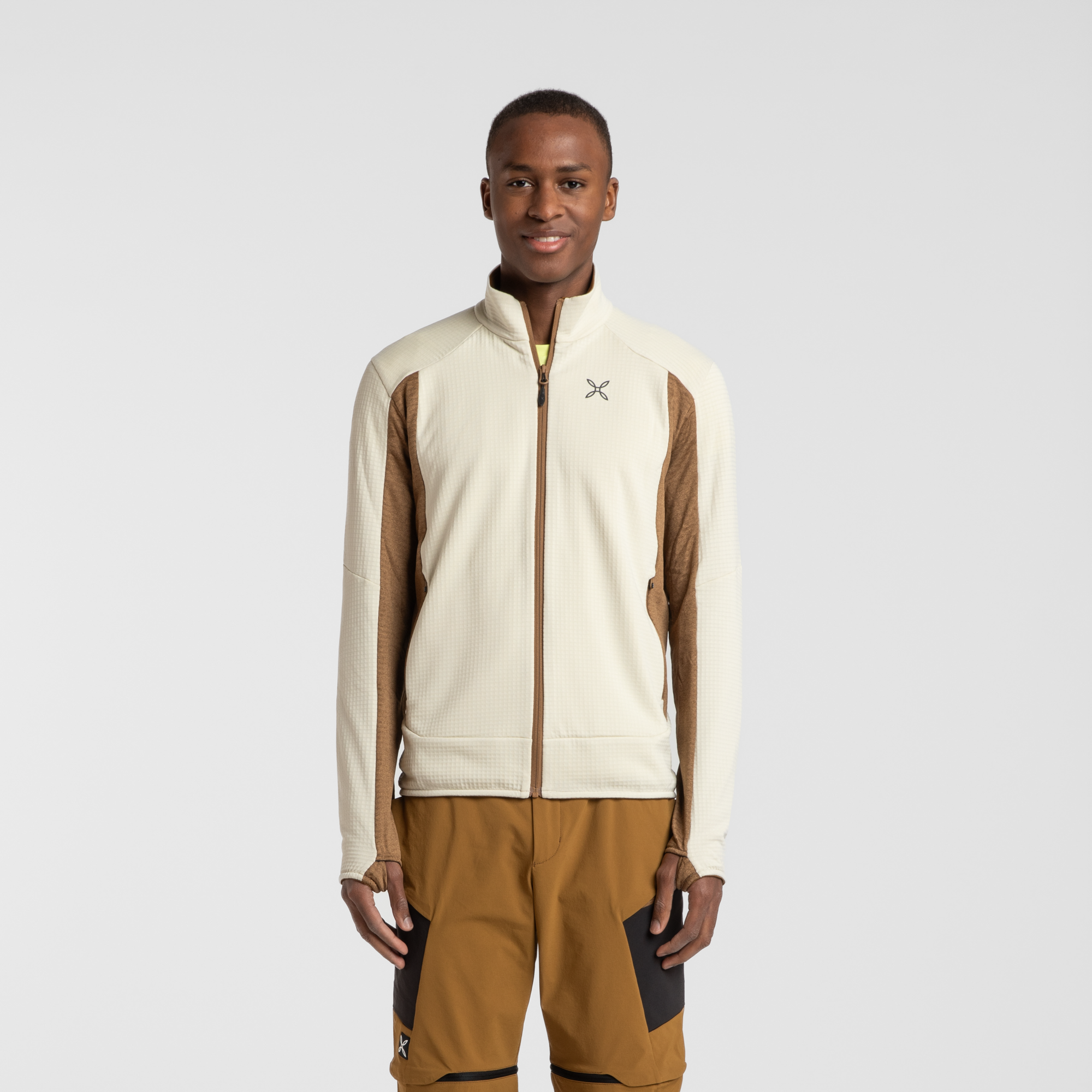 montura-stretch-color-maglia-pile-polartec-power-grid-zip-uomo image 4