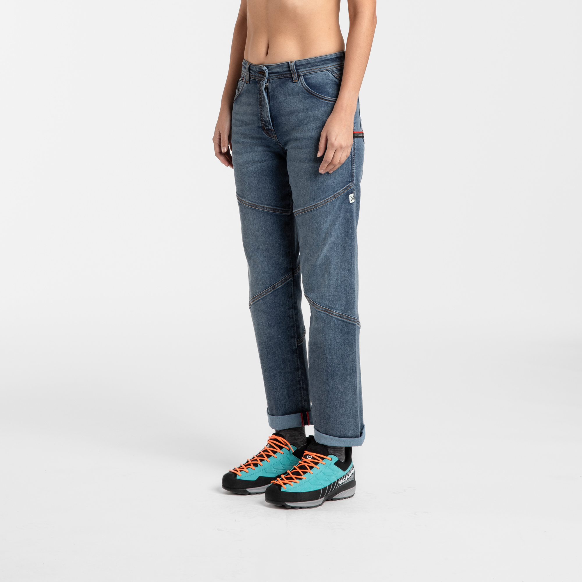 montura-allez-denim-pants-woman-pantaloni-arrampicata-donna image 3