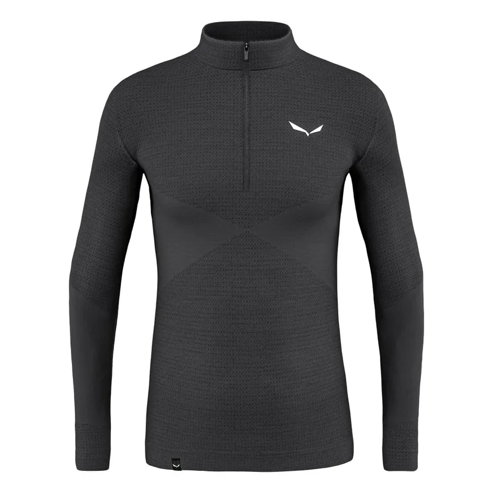 salewa-zebru-responsive-zip-t-shirt-merino-uomo image 1