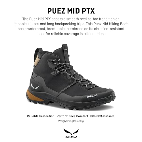 salewa-puez-2-mid-ptx-scarpa-trekking-uomo-black-black-n-10-impermeabile image 7
