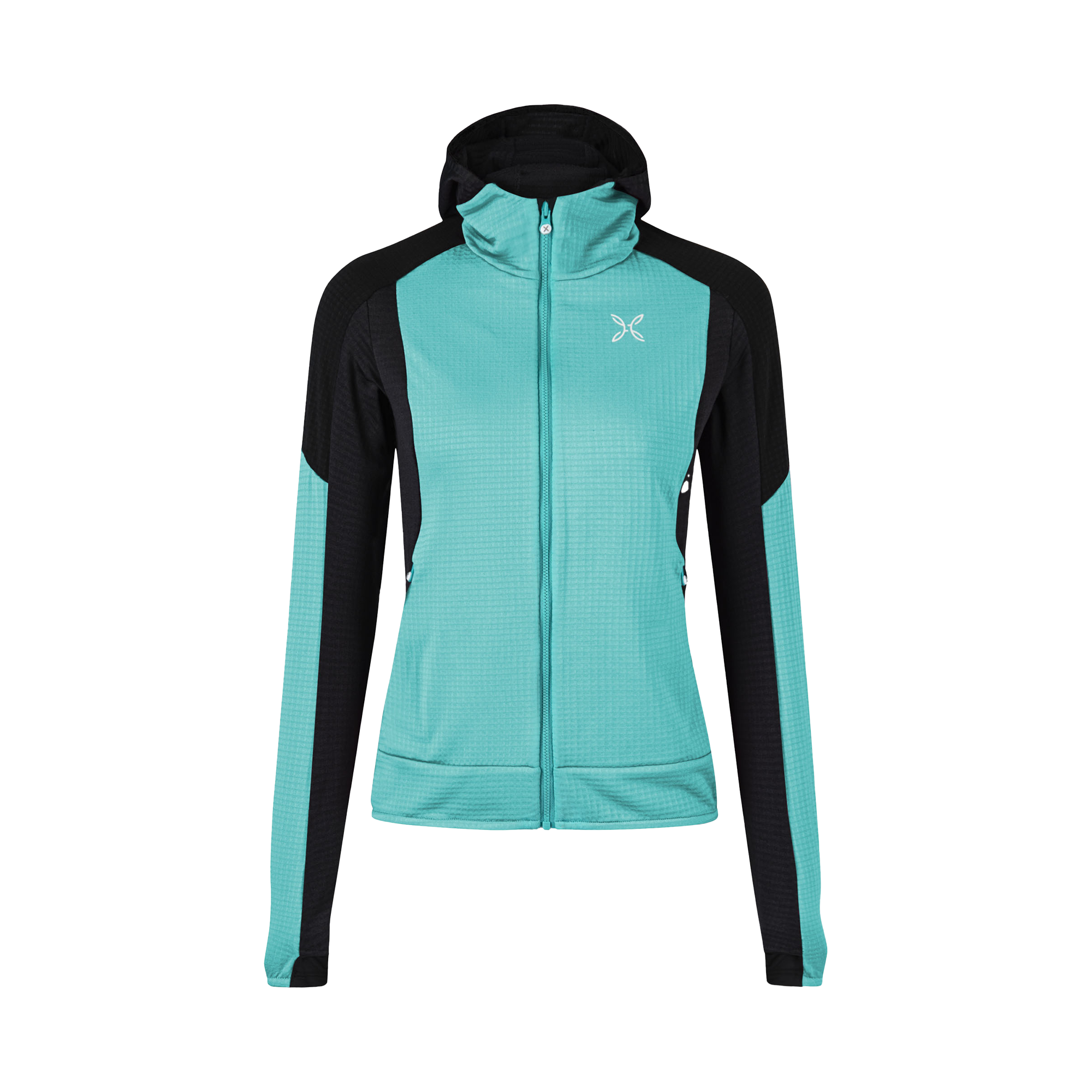 montura-stretch-color-2-maglia-woman-pile-tecnico-con-cappuccio-e-zip image 4