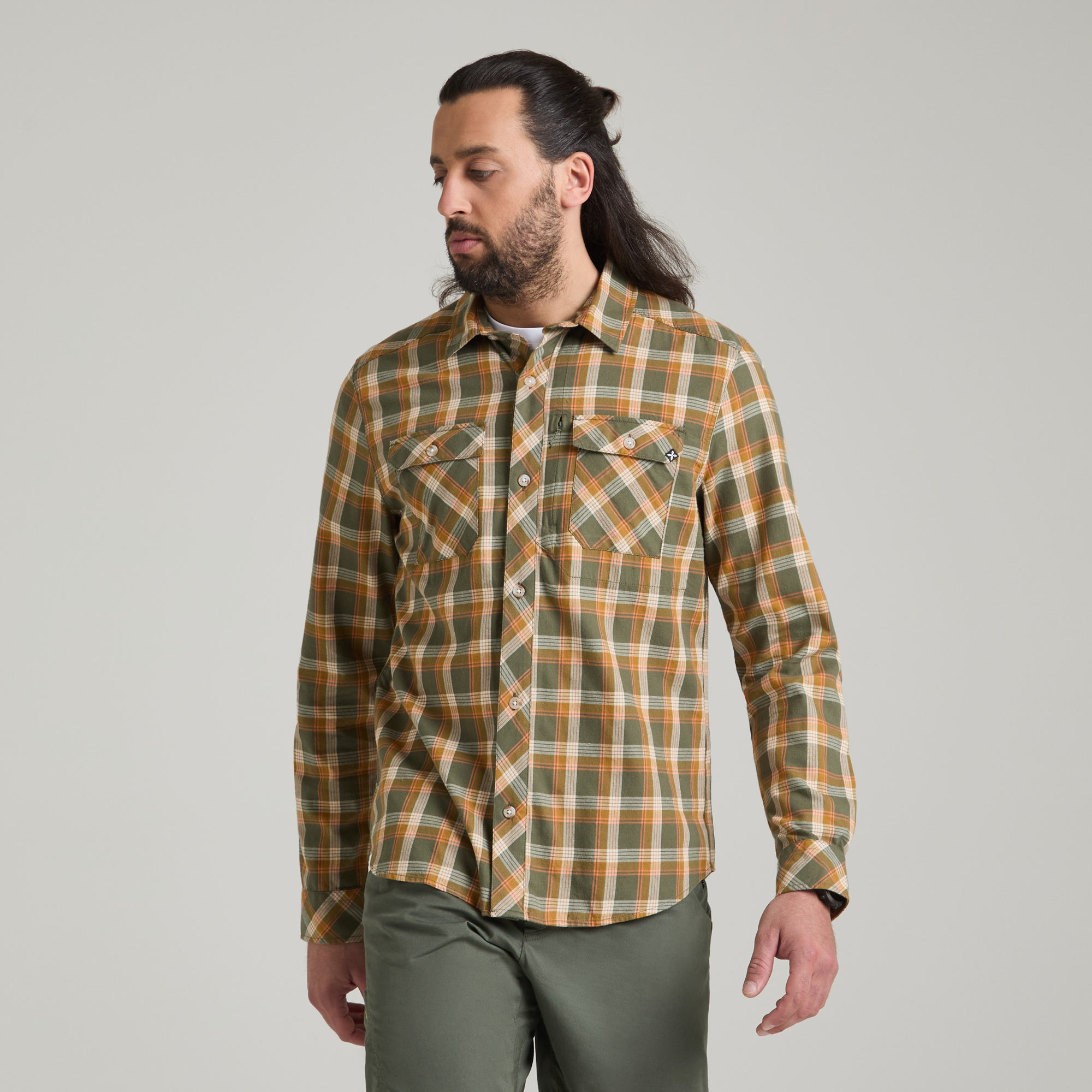 montura-cotton-check-shirt-camicia-uomo-in-cotone-a-quadri image 3