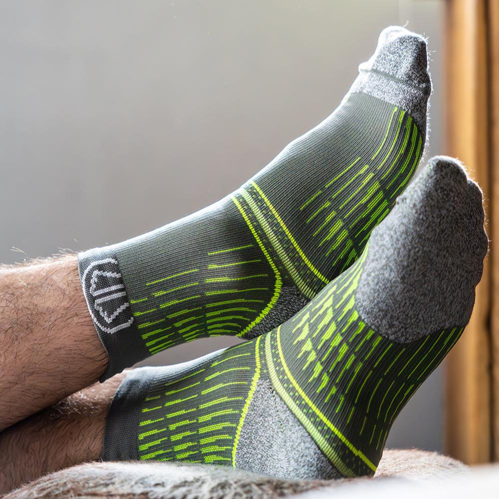 sidas-run-anatomic-comfort-calze-running-green-yellow image 2