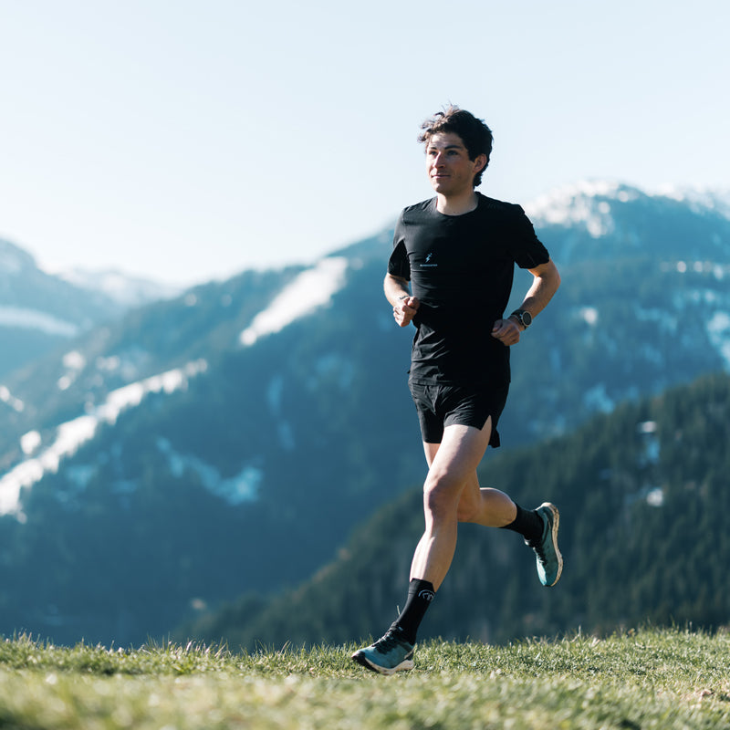 sidas-run-anatomic-crew-calze-running-black-alte-polpaccio image 2