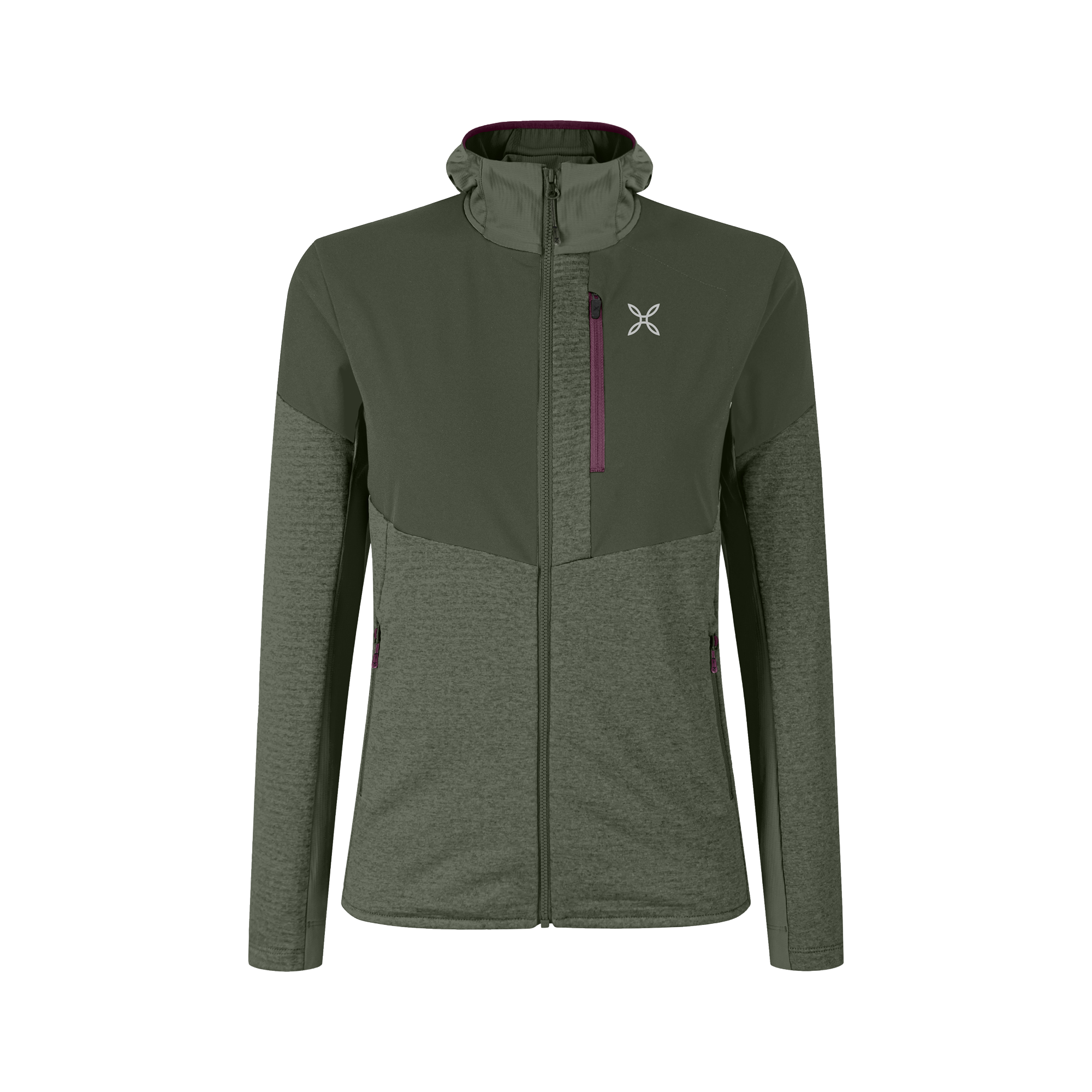 montura-thermal-grid-pro-2-maglia-donna-pile-stretch-con-cappuccio image 5