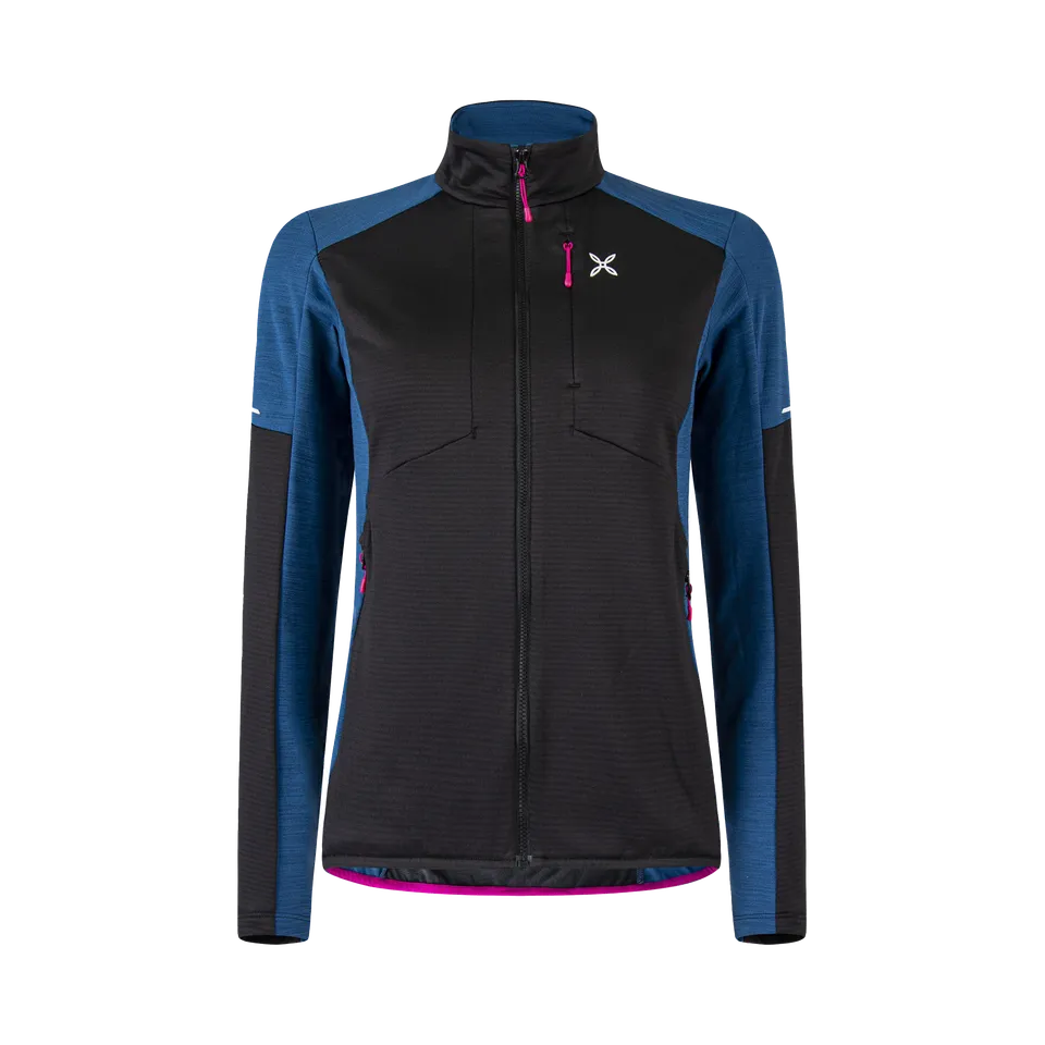 montura-rock-rose-maglia-woman-pile-climbing-donna-con-zip image 1