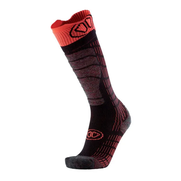 sidas-ski-comfort-nero-arancio-calze-sci-anatomiche-merino image 1