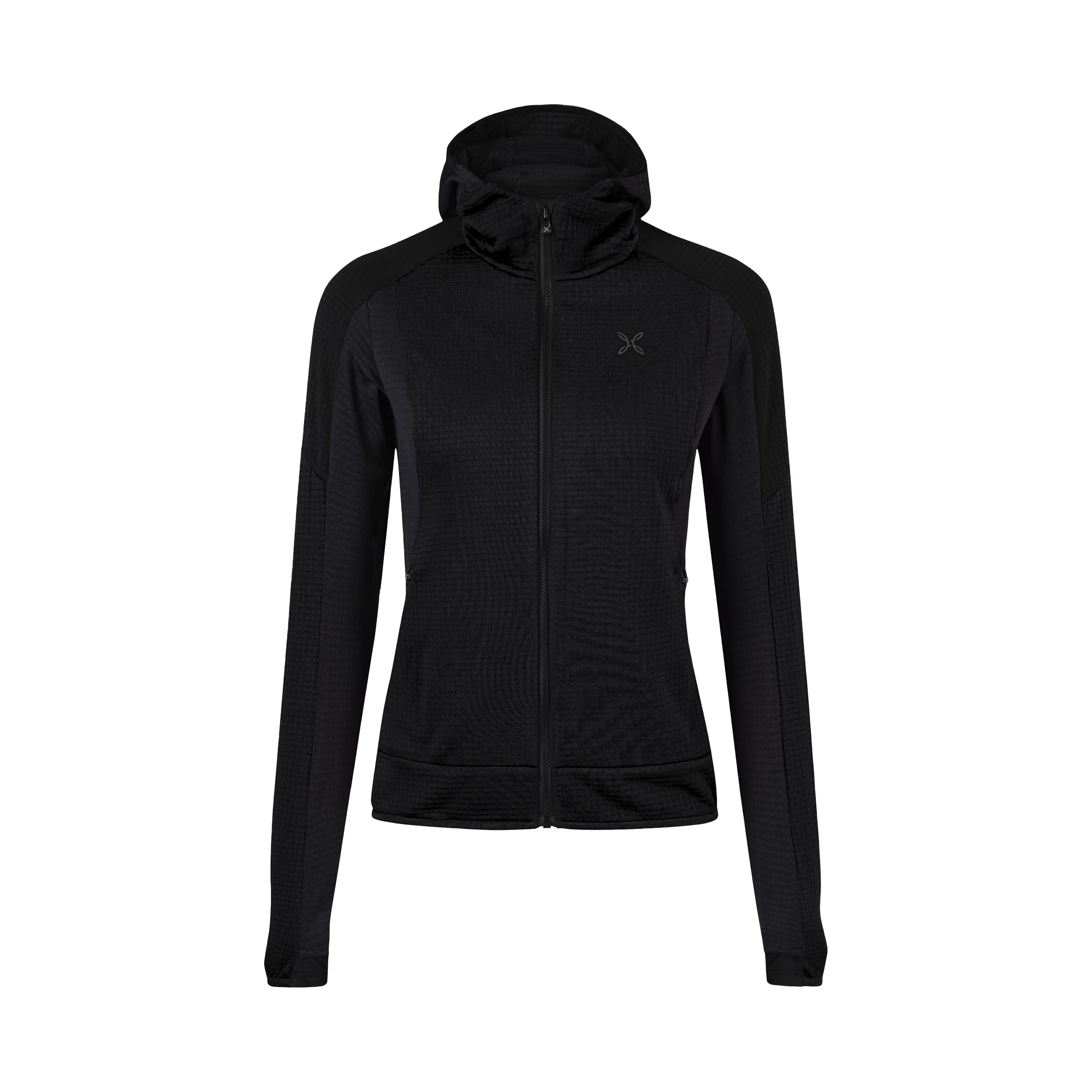 montura-stretch-color-2-maglia-woman-pile-tecnico-con-cappuccio-e-zip image 1