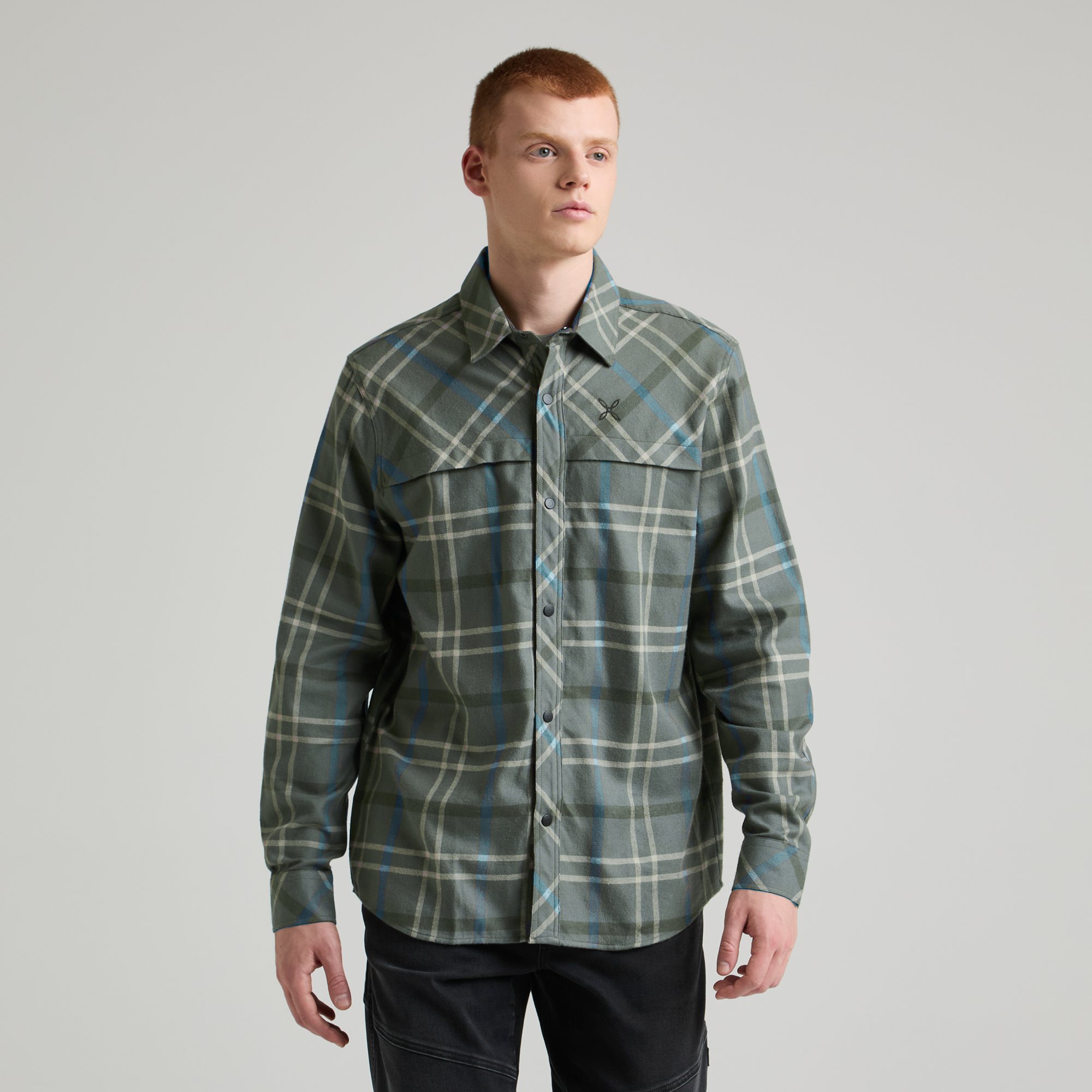 montura-check-camicia-uomo-in-cotone image 3