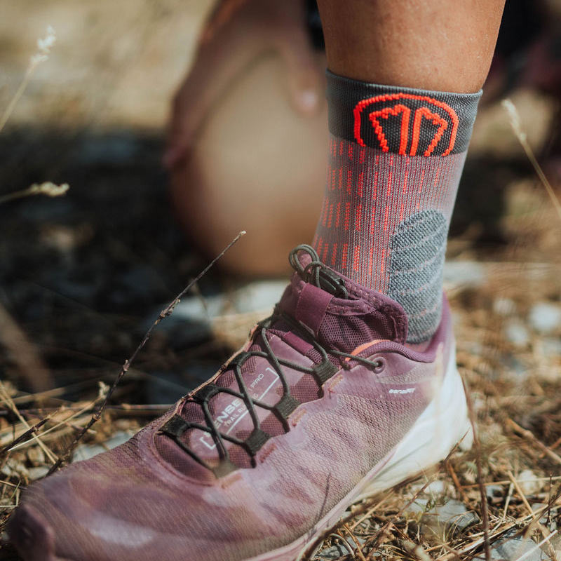 sidas-t-free-trail-calze-trail-running-arancione-grigio image 4