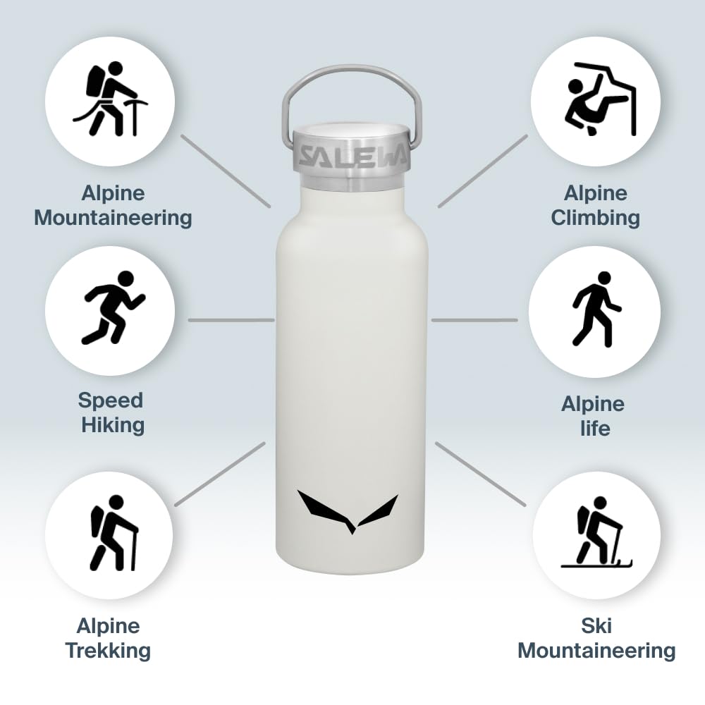 salewa-valsura-insulated-bottle-borraccia-termica-0-45-l-gray image 2