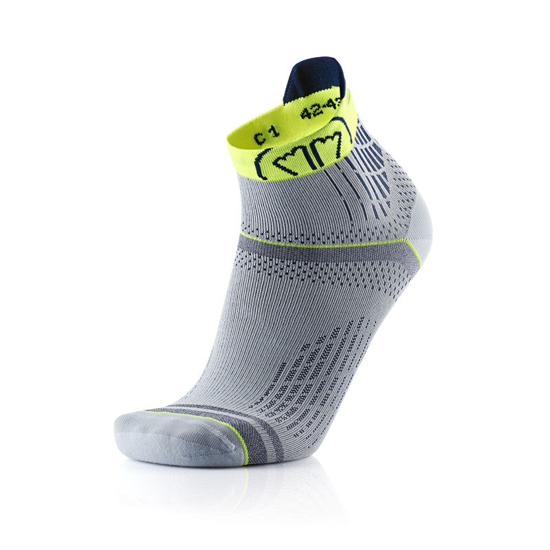 sidas-run-feel-grey-yellow-calze-running-tecniche-sottili image 1