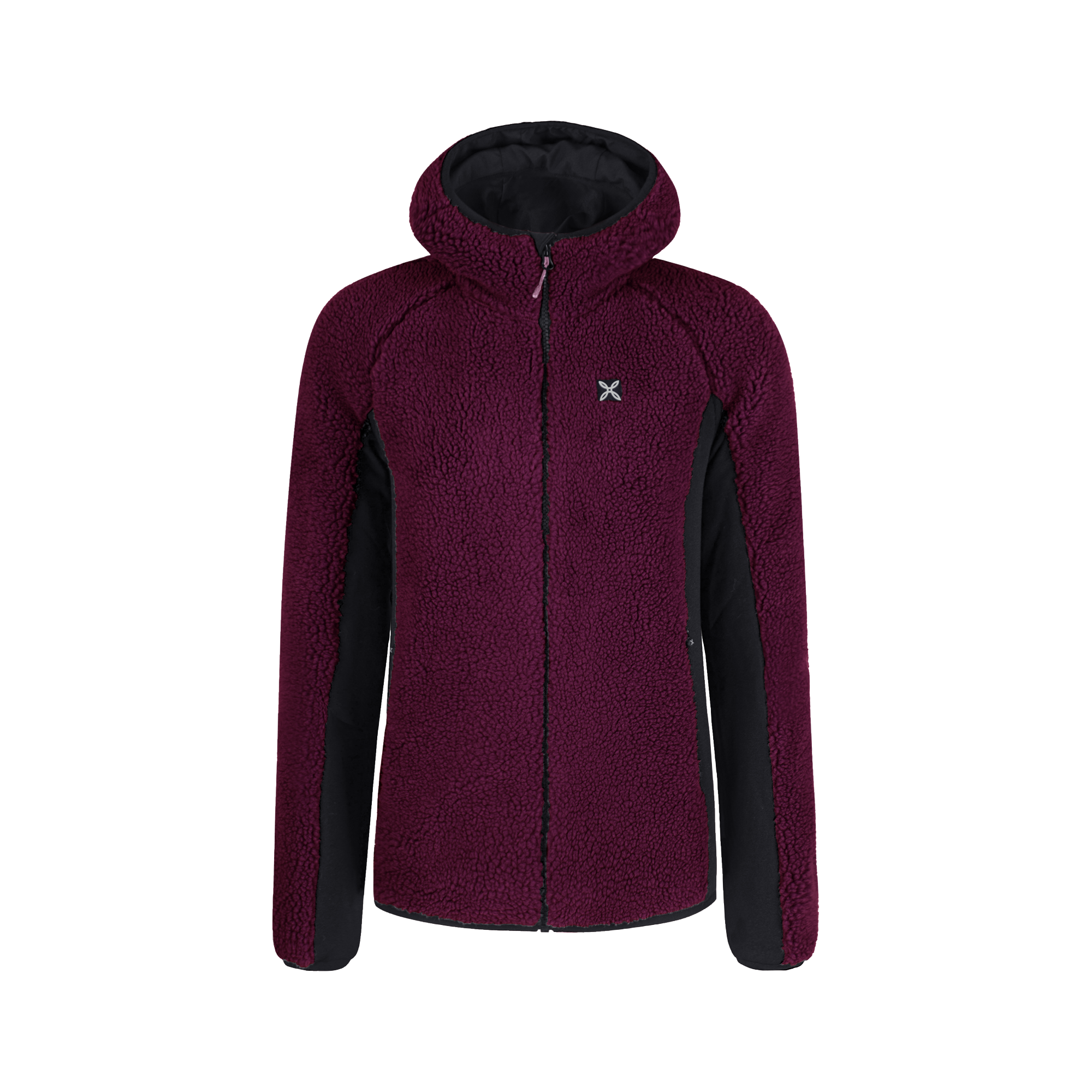 montura-sherpa-felpa-donna-con-cappuccio-zip image 4
