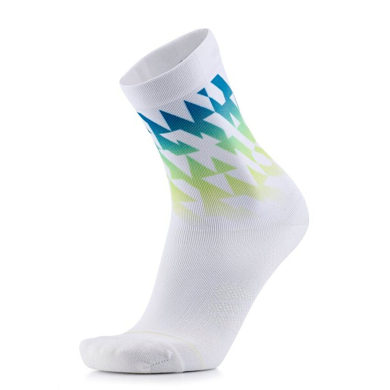 sidas-run-colors-geo-calzini-trail-running-verde-blu image 1
