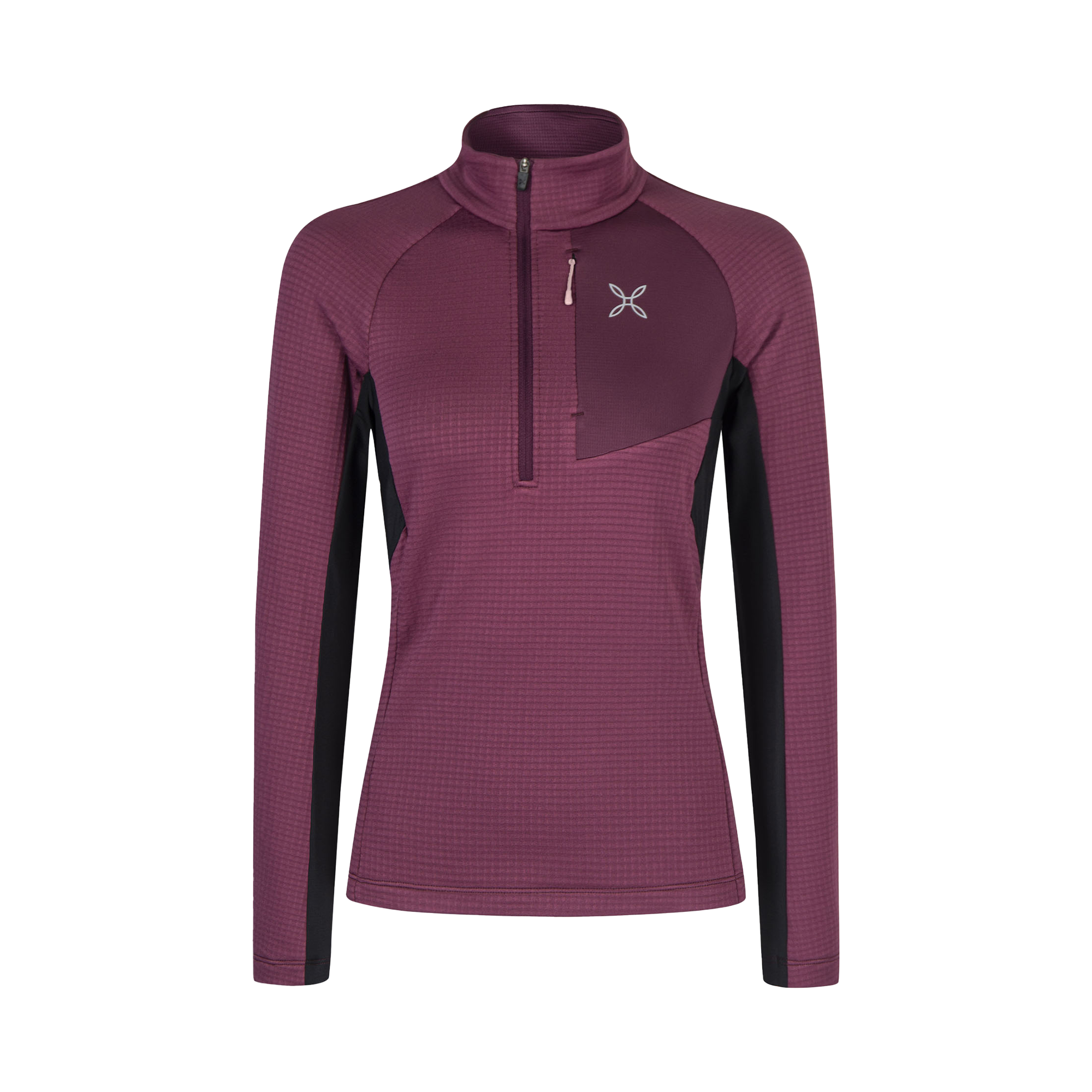 montura-stretch-color-3-zip-maglia-w-maglia-termica-donna-pile image 2