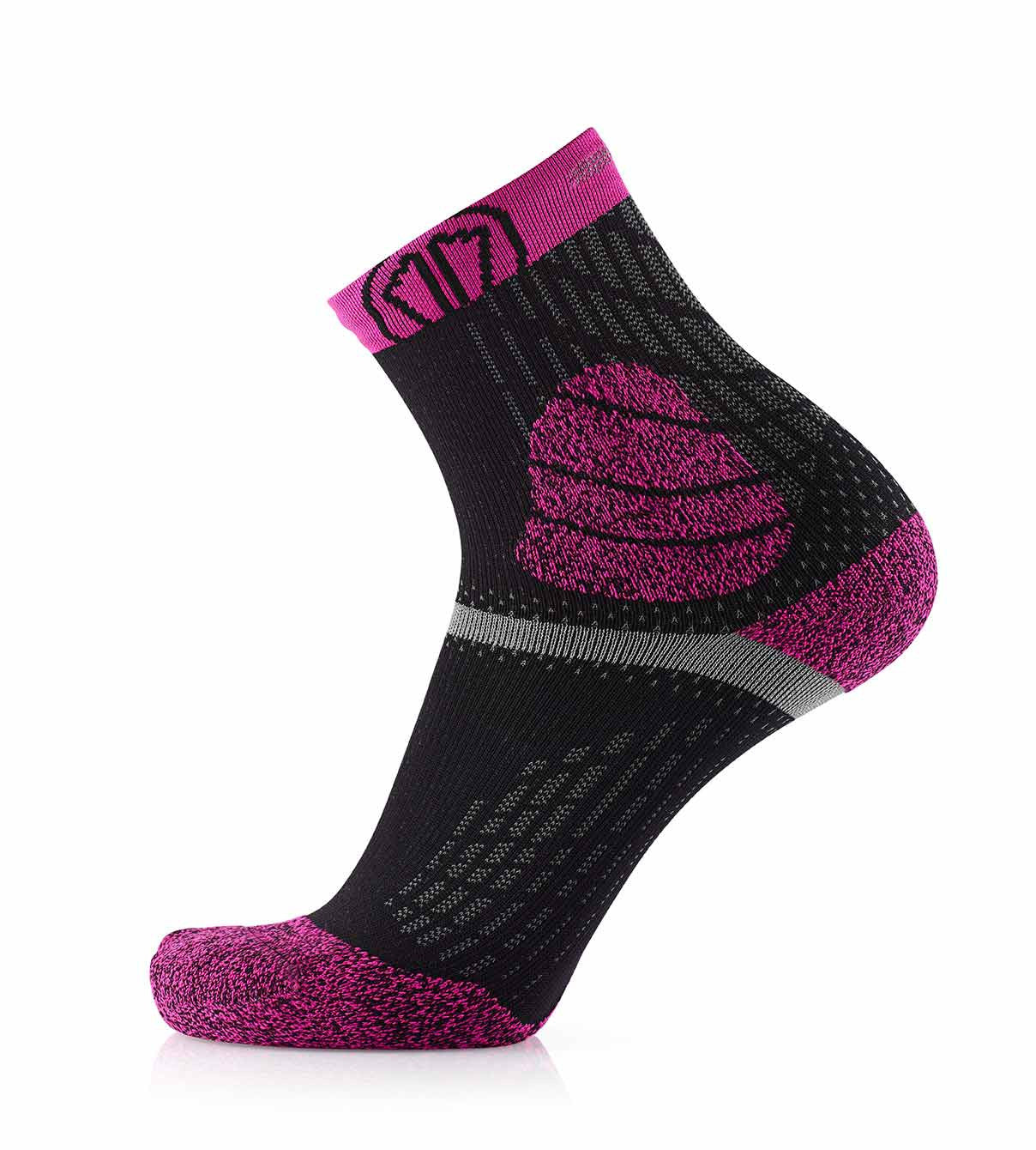 sidas-trail-protect-calze-trail-running-rosa-nero image 3