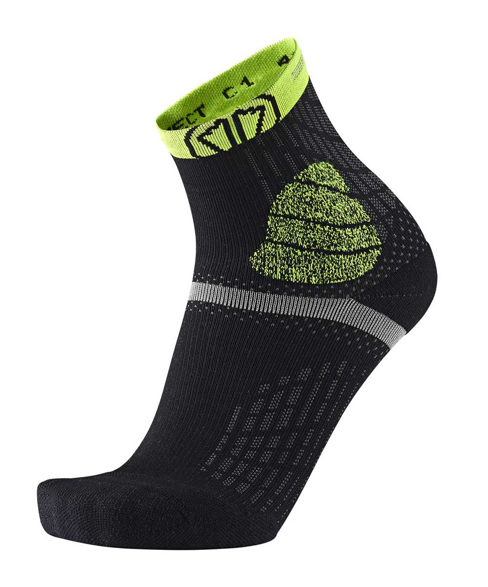 sidas-trail-protect-nero-giallo-set-2-paia-calze-trail-running image 3