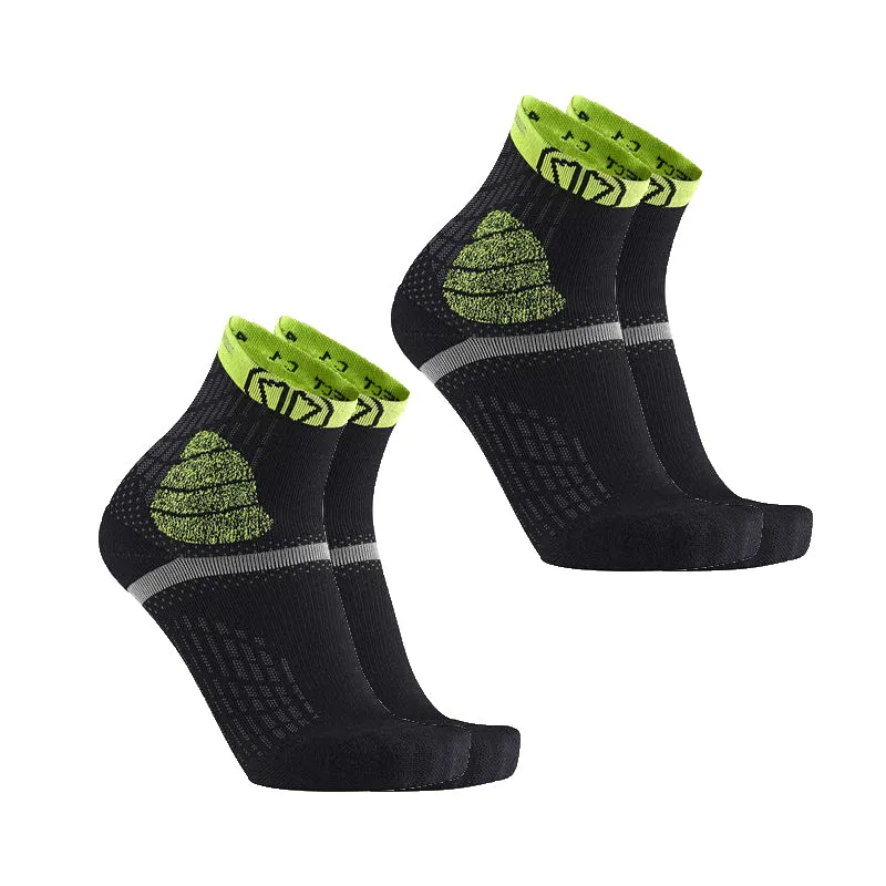 sidas-trail-protect-nero-giallo-set-2-paia-calze-trail-running image 1
