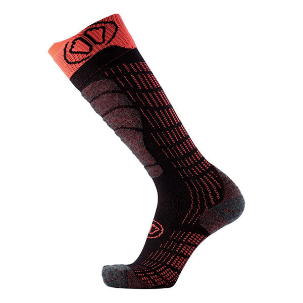 sidas-ski-comfort-nero-arancio-calze-sci-anatomiche-merino image 3