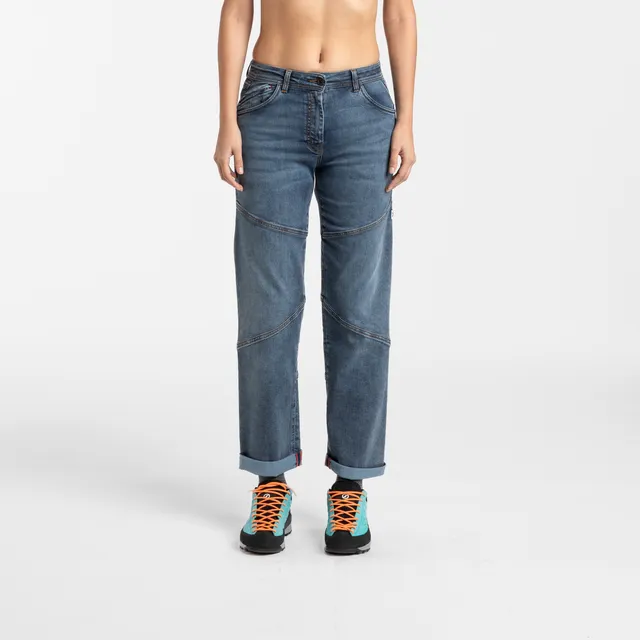 montura-allez-denim-pants-woman-pantaloni-arrampicata-donna image 1