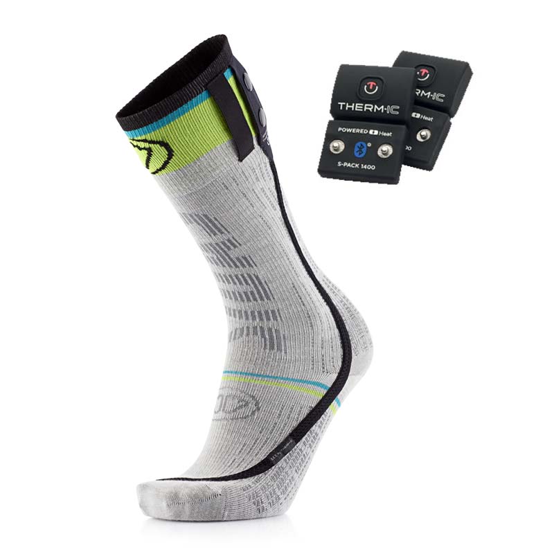 sidas-ski-race-s-e-t-calze-da-sci-riscaldate-batterie-s-pack-1400b-bundle image 1