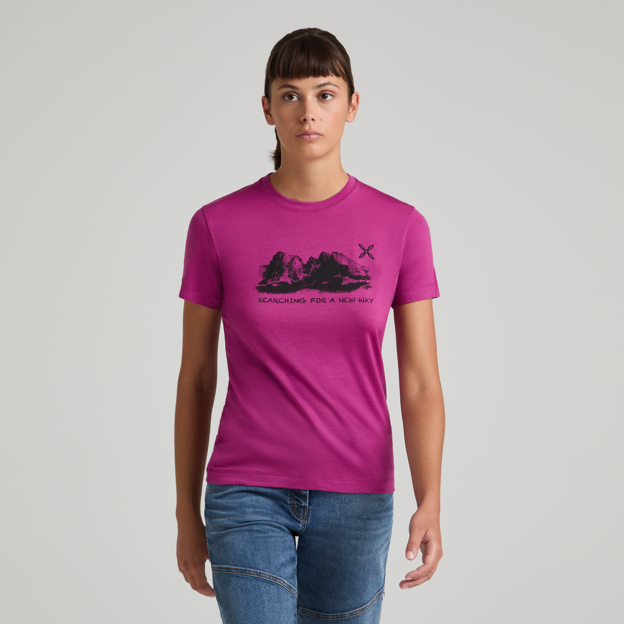 montura-peaks-merino-t-shirt-woman-t-shirt-tecnica-in-lana-merino image 2
