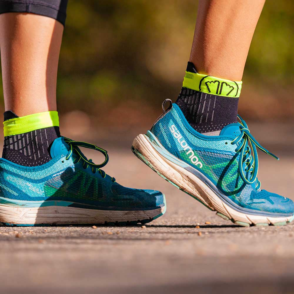 sidas-run-feel-nero-giallo-calze-running-tecniche-sottili image 2