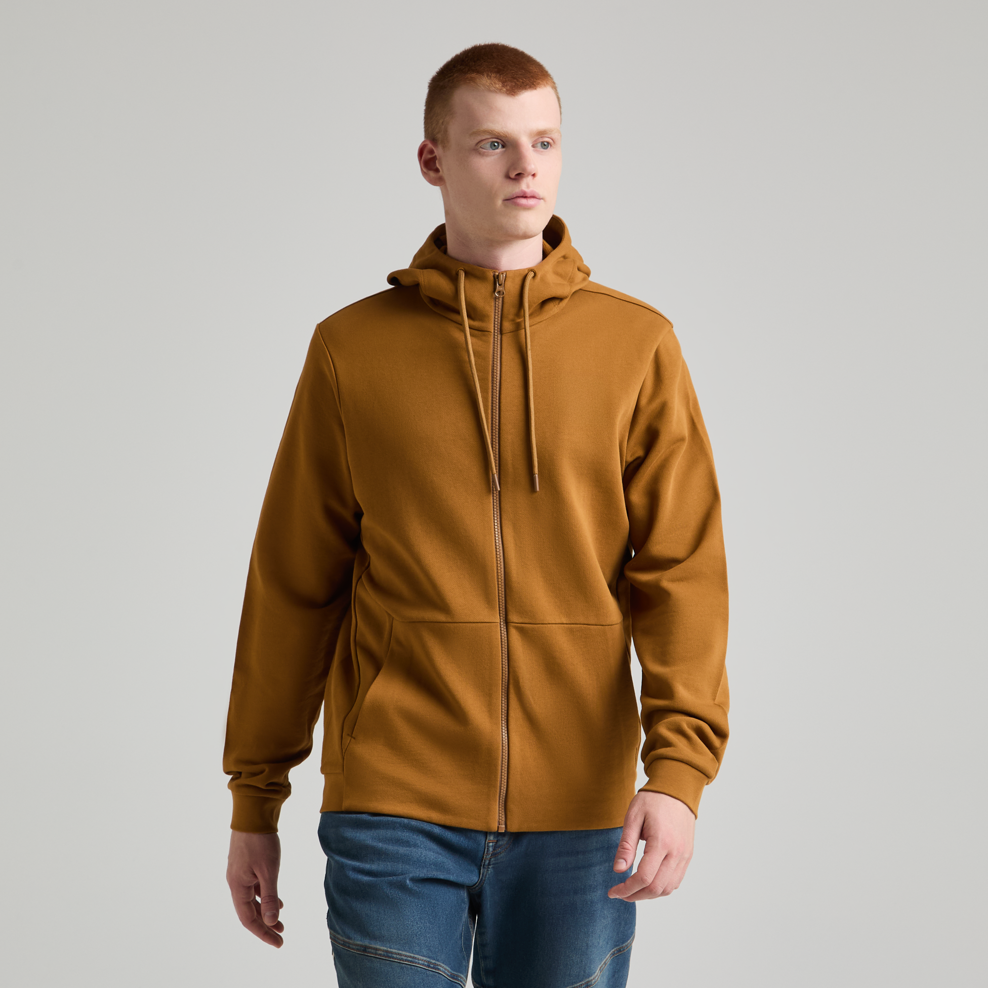 montura-gobi-hooded-sweater-felpa-uomo-con-cappuccio-e-zip-in-cotone-organico image 2