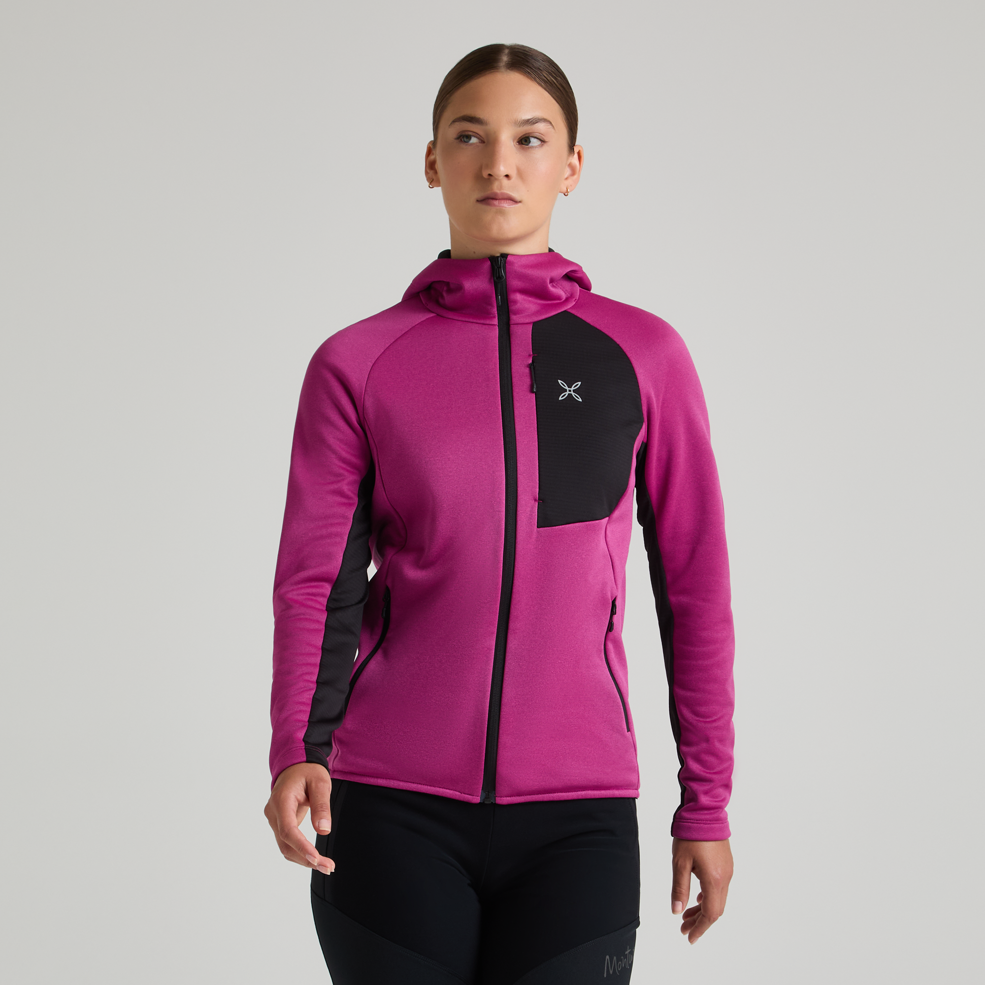 montura-groove-maglia-woman-pile-termico-con-cappuccio image 3