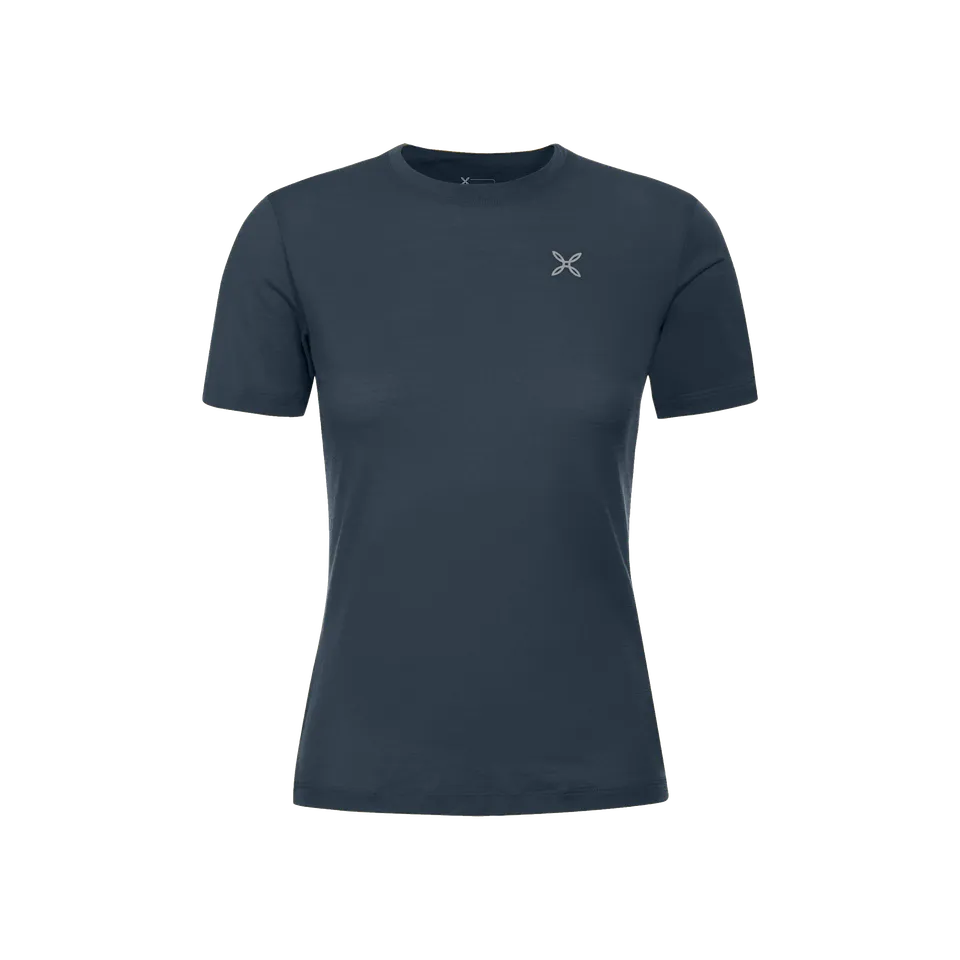 montura-logo-merino-t-shirt-donna image 1