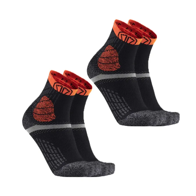 sidas-trail-protect-set-2-paia-calze-trail-running-black-orange image 1