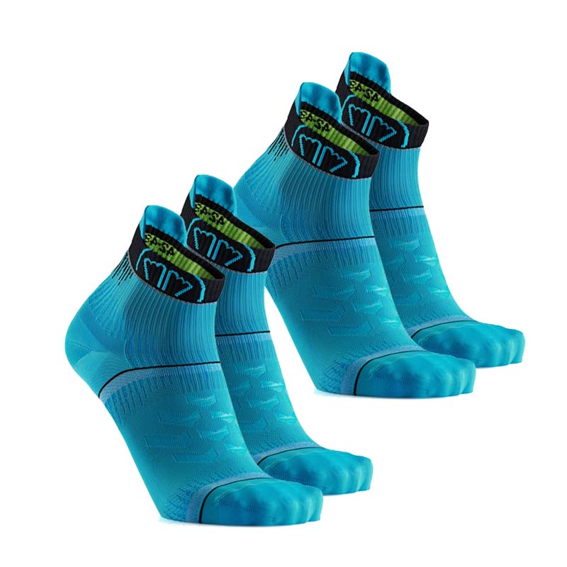 sidas-run-ultra-black-turquoise-set-2-paia-calze-running image 1