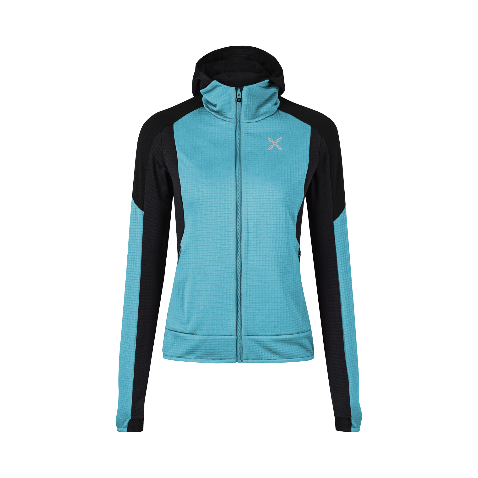 montura-stretch-color-2-maglia-woman-pile-tecnico-con-cappuccio-e-zip image 5