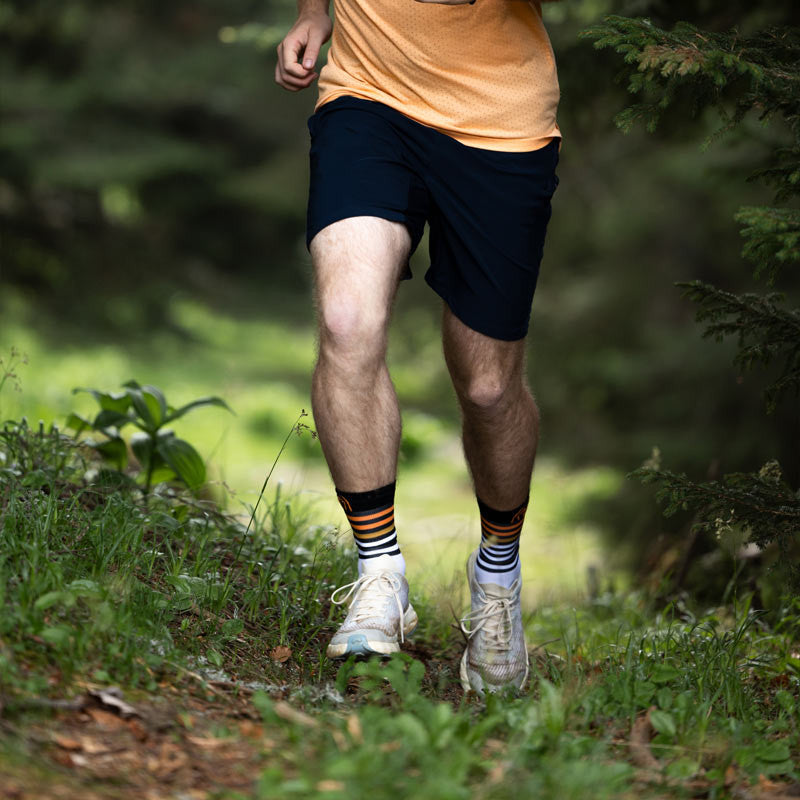 sidas-run-anatomic-light-crew-calze-running-bianco-nero image 8