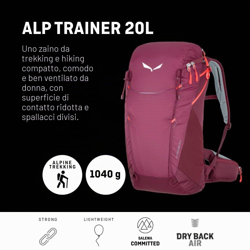 salewa-alp-trainer-20l-zaino-donna-zaino-trekking-escursioni image 2