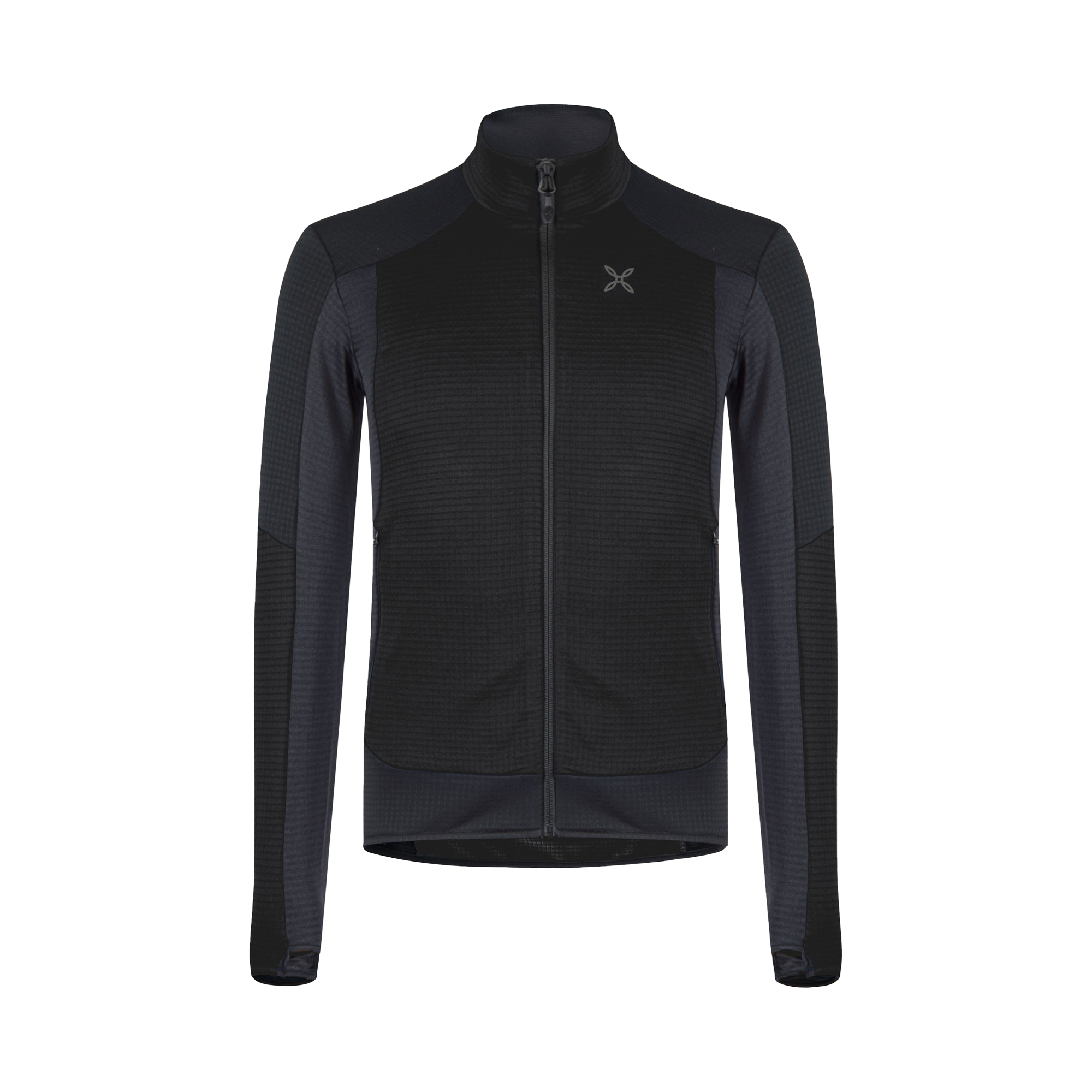 montura-stretch-color-maglia-pile-uomo-zip-con-cappuccio-termico-4-way-stretch image 6