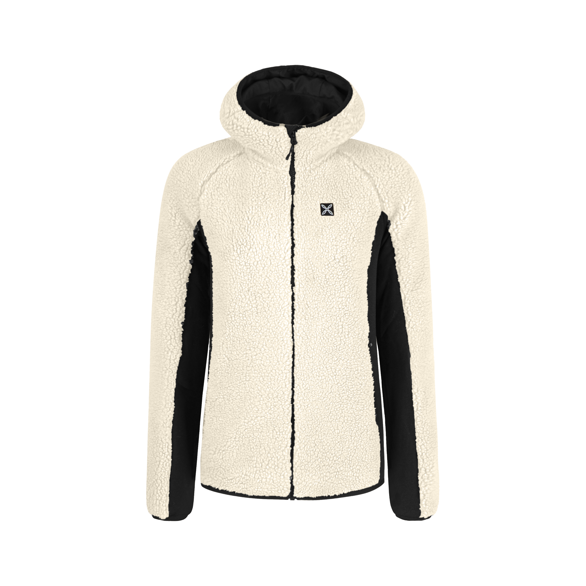 montura-sherpa-felpa-donna-con-cappuccio-zip image 1
