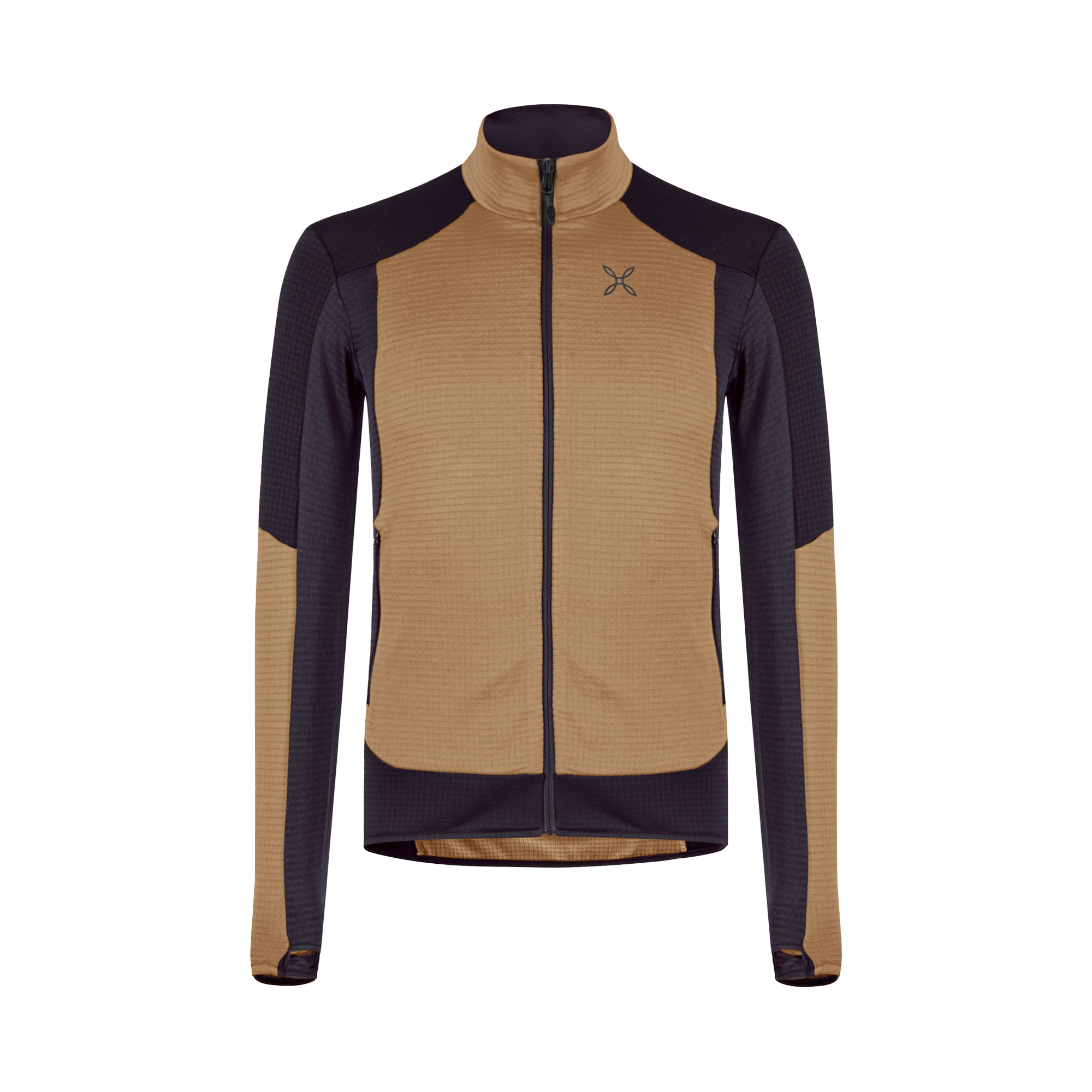 montura-stretch-color-maglia-pile-uomo-zip-con-cappuccio-termico-4-way-stretch image 5