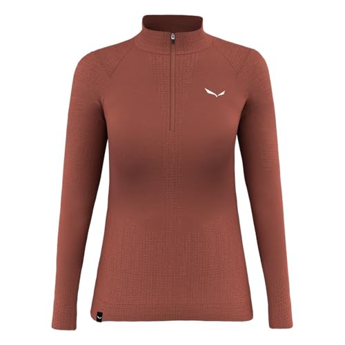 salewa-zebru-med-warm-amr-w-1-2-zip-tee-donna-maglia-merino image 2