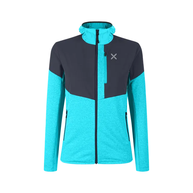montura-thermal-grid-pro-2-maglia-donna-pile-stretch-con-cappuccio image 1