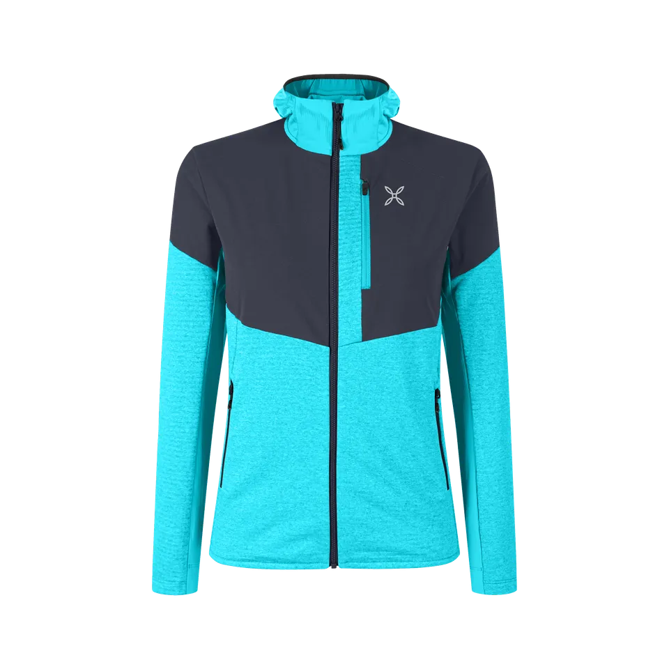 montura-thermal-grid-pro-2-maglia-donna-pile-stretch-con-cappuccio image 1