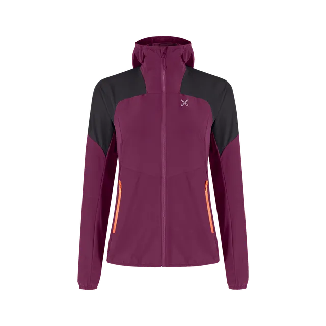 montura-rise-hooded-jacket-woman-giacca-trekking-donna-antivento-upf-50 image 1