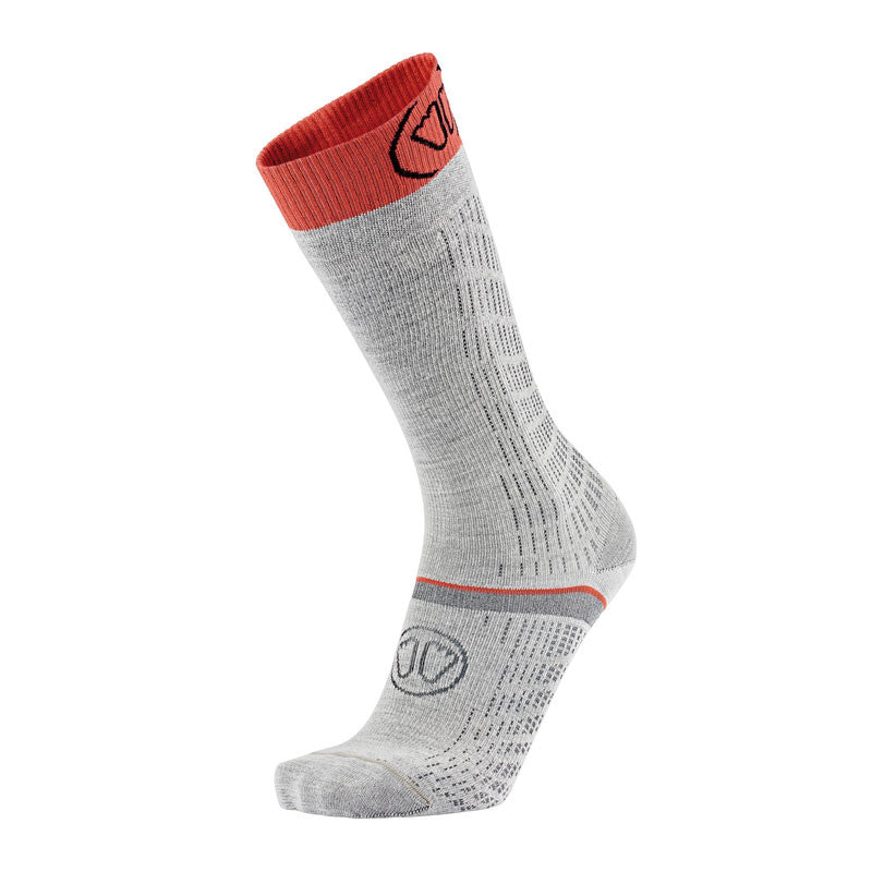sidas-ski-merino-performance-calze-da-sci-donna-grigio-corallo image 1