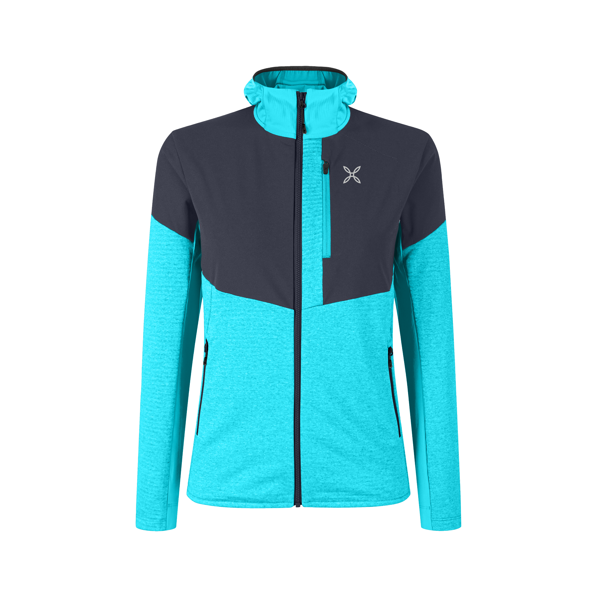 montura-thermal-grid-pro-2-maglia-donna-pile-stretch-con-cappuccio image 1